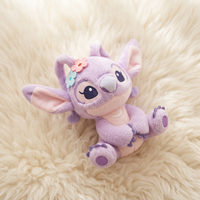 Peluche Aimantée Épaule Angel Lilo et Stitch - Détail matière