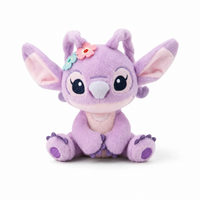Peluche Aimantée Épaule Angel Lilo et Stitch - Fond blanc frontal