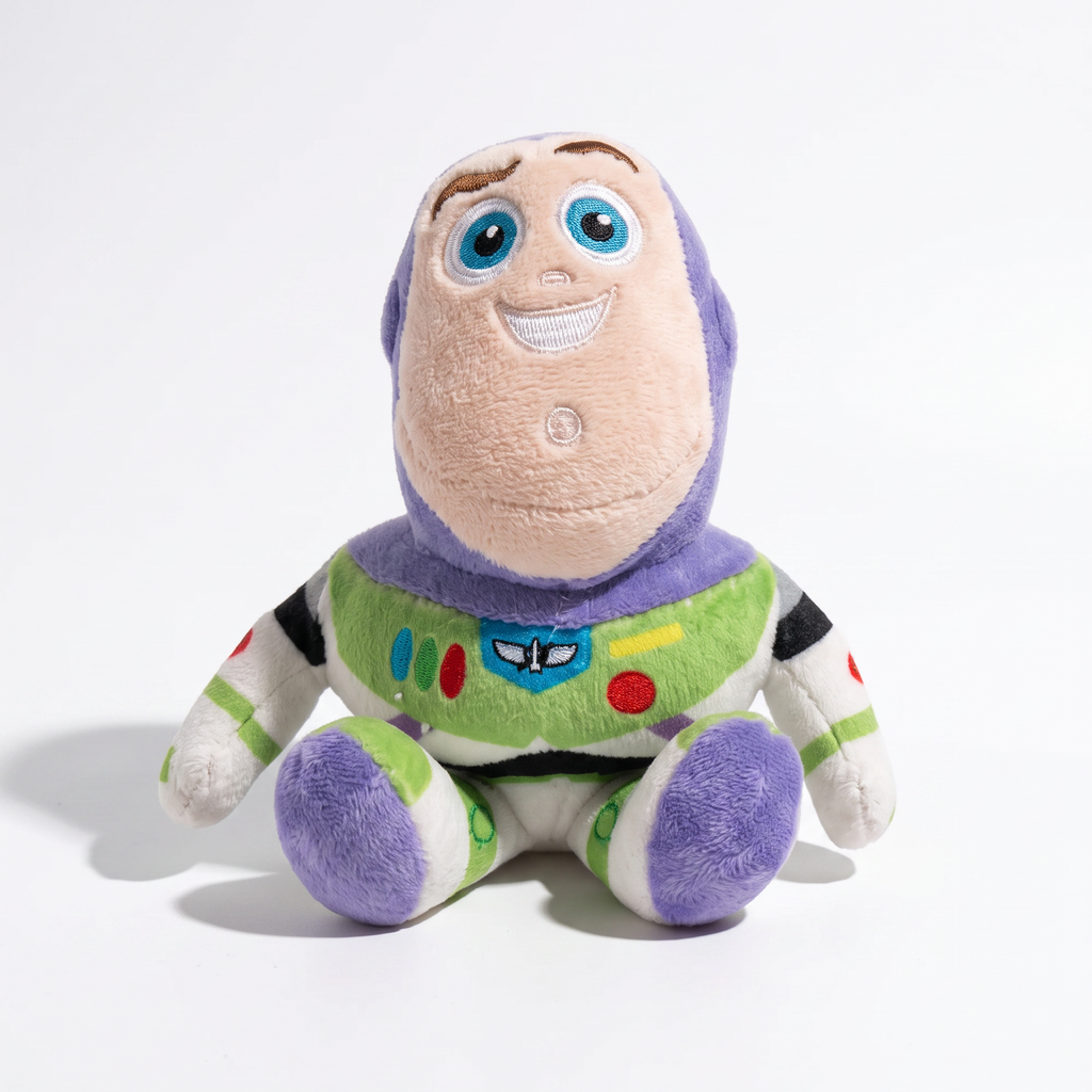 Peluche Aimantée Épaule Buzz l'Éclair Toy Story - Fond blanc frontal