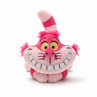 Peluche Aimantée Épaule Chat du Cheshire Disney - Fond blanc frontal