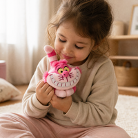 Peluche Aimantée Épaule Chat du Cheshire Disney - Utilisation cosy intérieur
