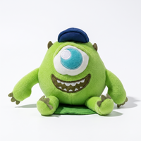 Peluche Aimantée Épaule Mike Wazowski - Fond blanc frontal