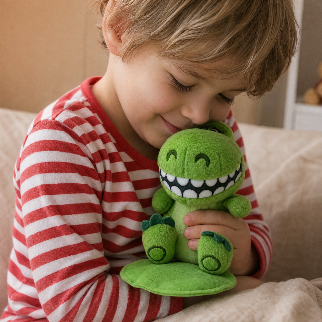 Peluche Aimantée Épaule Rex Toy Story - Utilisation cosy intérieur