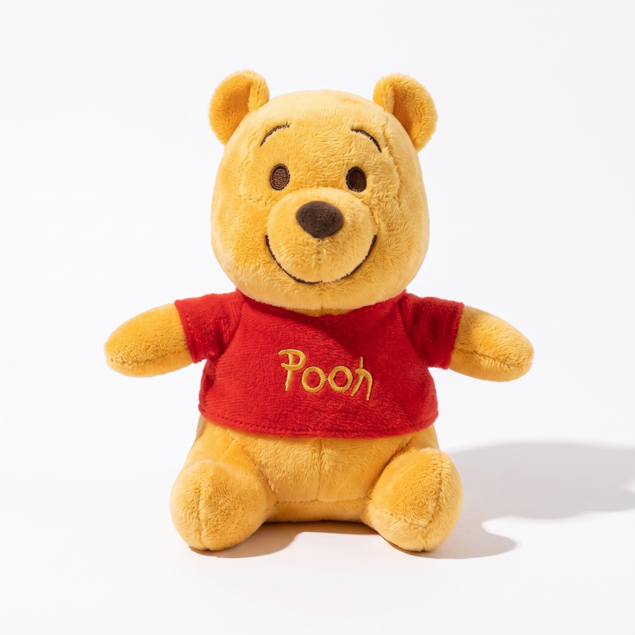 Peluche Aimantée Épaule Winnie l'Ourson - Fond blanc frontal