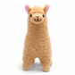 Peluche Alpaga à Poils Longs Bouclés - Beige