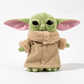 Peluche Baby Yoda 20cm avec Robe Beige - Fond blanc frontal