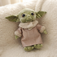 Peluche Baby Yoda avec Manteau - Détail matière