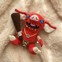 Peluche Bokoblin Zelda 21cm - Détail matière