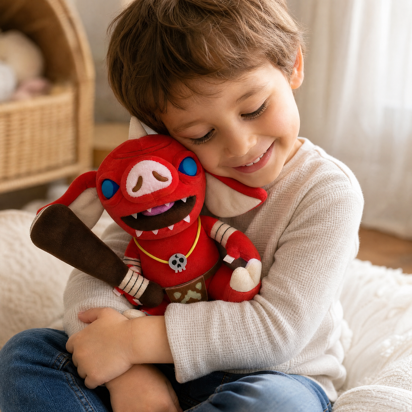 Peluche Bokoblin Zelda 21cm - Utilisation cosy intérieur