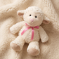 Peluche Bouillotte Mouton Blanc à Chauffer - Détail matière