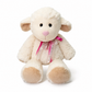 Peluche Bouillotte Mouton Blanc à Chauffer - Fond blanc frontal