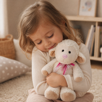 Peluche Bouillotte Mouton Blanc à Chauffer - Utilisation cosy intérieur