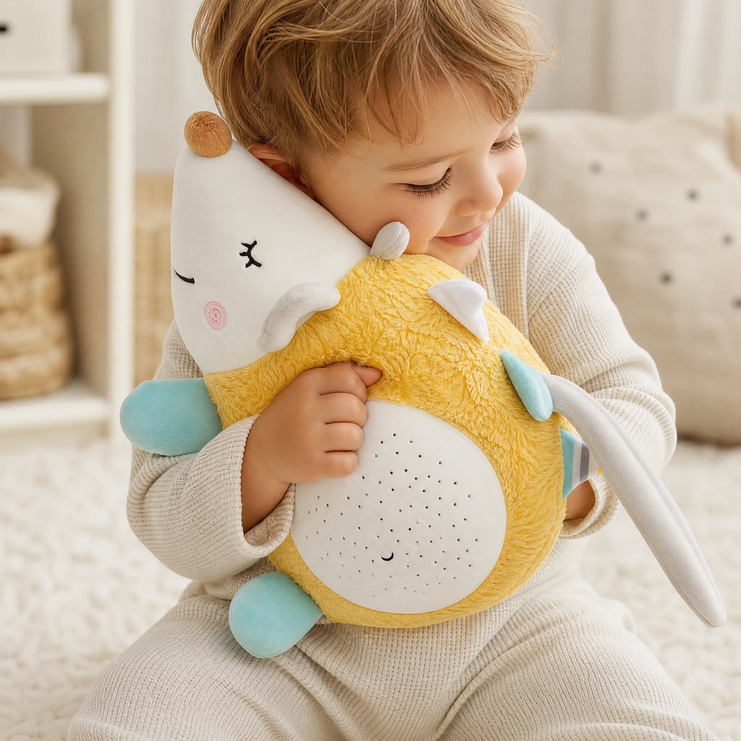 Peluche Bruit Blanc Hérisson Musicale - Utilisation cosy intérieur