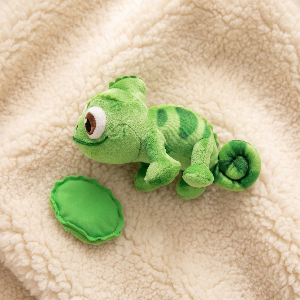 Peluche Caméléon Aimantée Pascal Disney - Détail matière