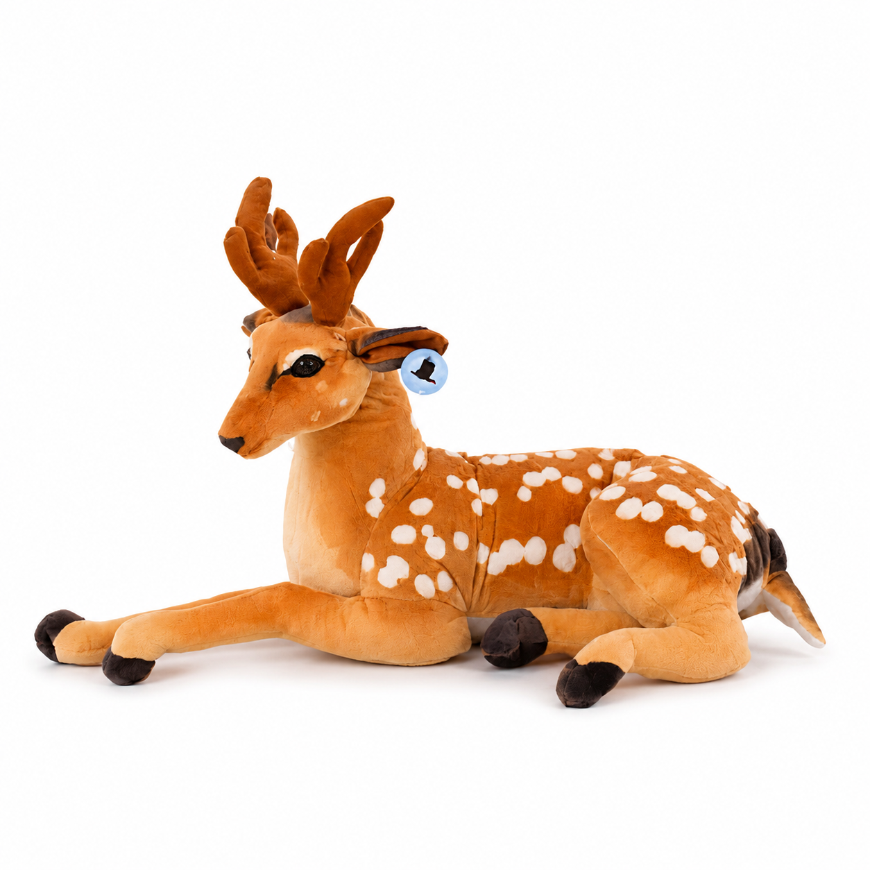 Peluche Cerf Géante avec Taches Blanches - 30cm · 40cm · 50-cm · 60cm · 75cm · 90cm