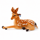 Peluche Cerf Géante avec Taches Blanches - Fond blanc frontal