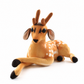 Peluche Cerf Tacheté Réaliste - Fond blanc frontal