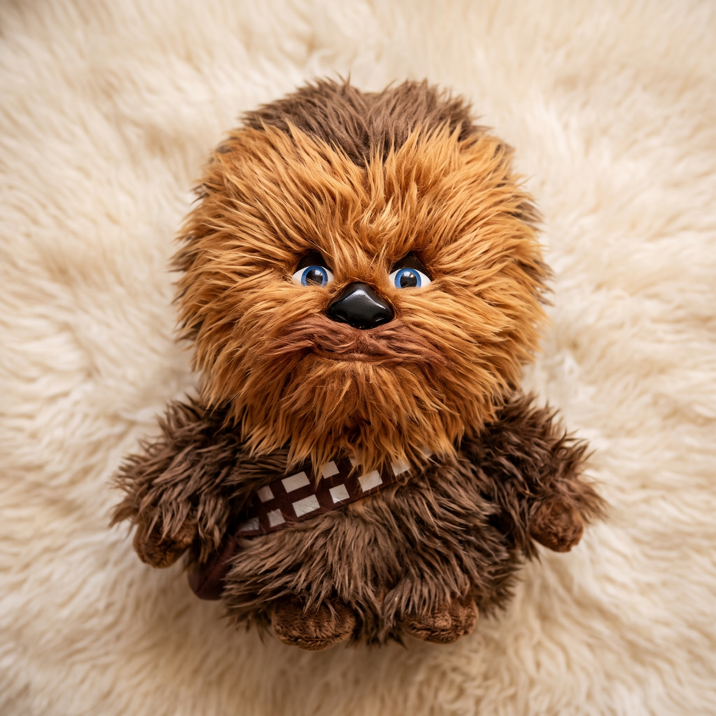 Peluche Chewbacca Parlante Star Wars 30cm - Détail matière