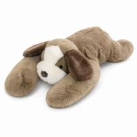 Peluche Chien Lestée Beige Apaisante - fond blanc Frontal