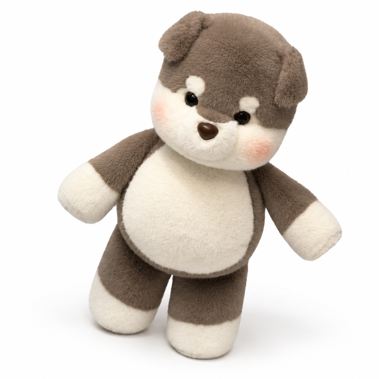 Peluche Chien qui Court Interactif - 45 cm / Gris · 60 cm / Gris
