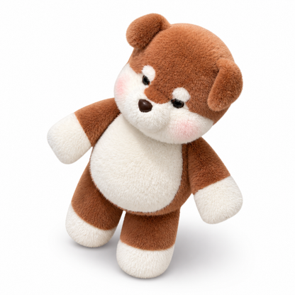 Peluche Chien qui Court Interactif - 45 cm / Marron · 60 cm / Marron