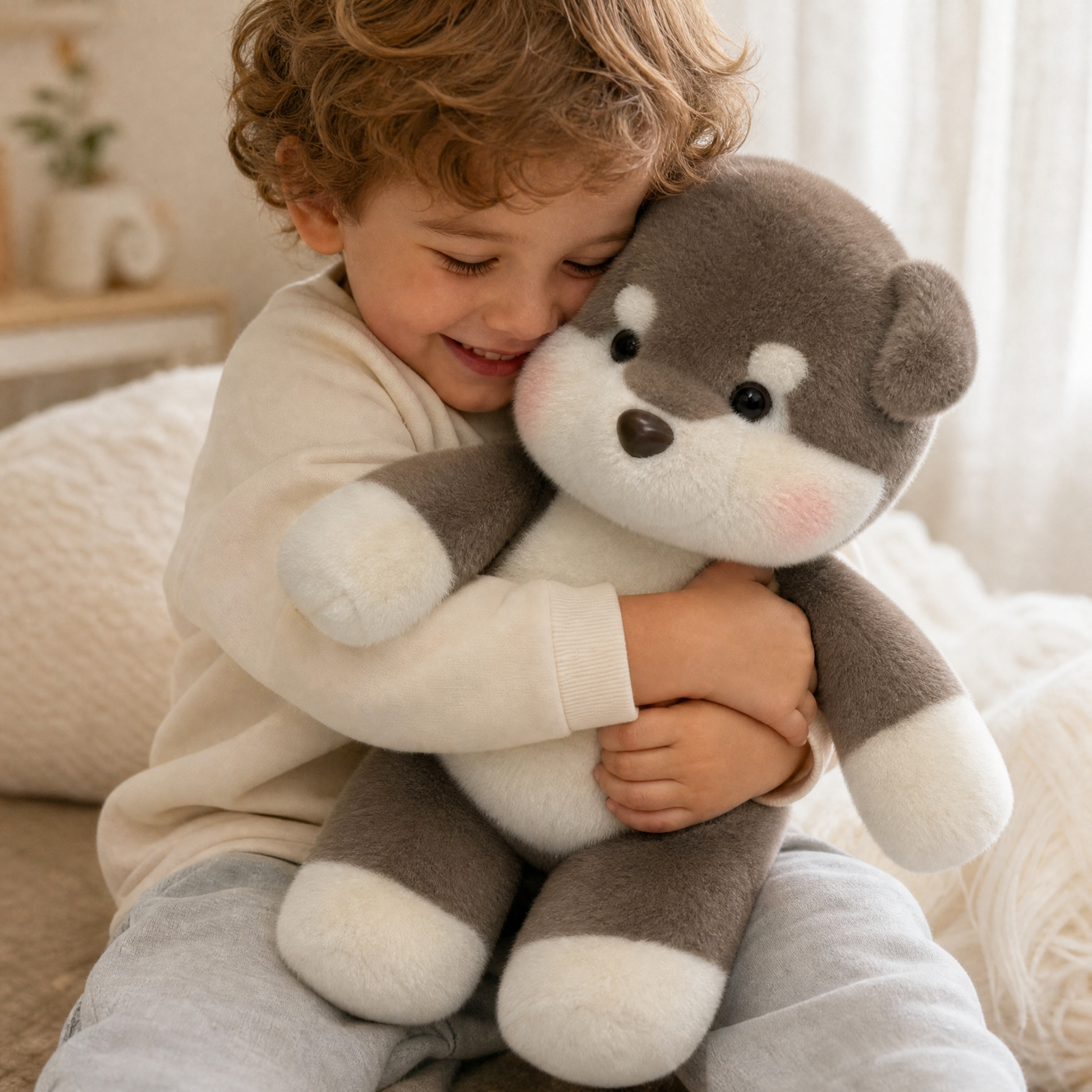 Peluche Chien qui Court Interactif - Utilisation cosy intérieur