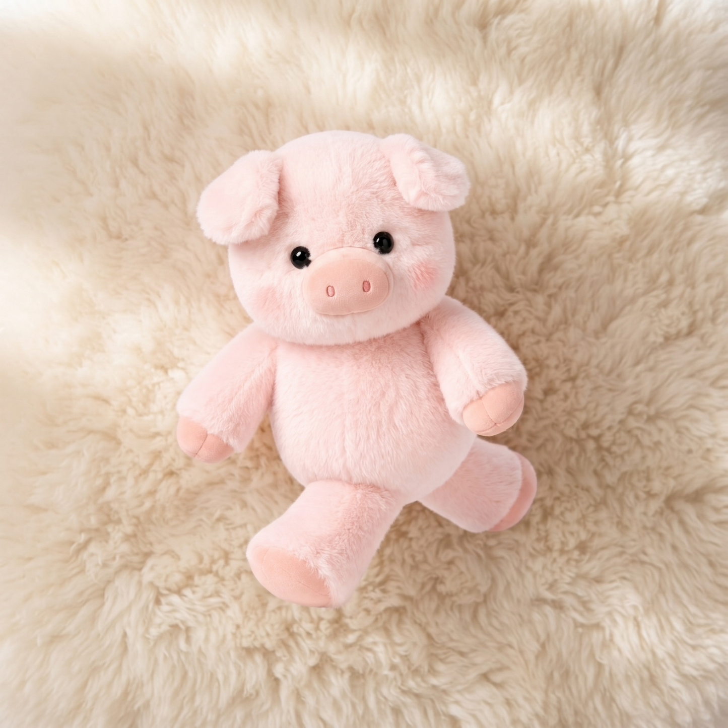 Peluche Cochon qui Court Interactive - Détail matière