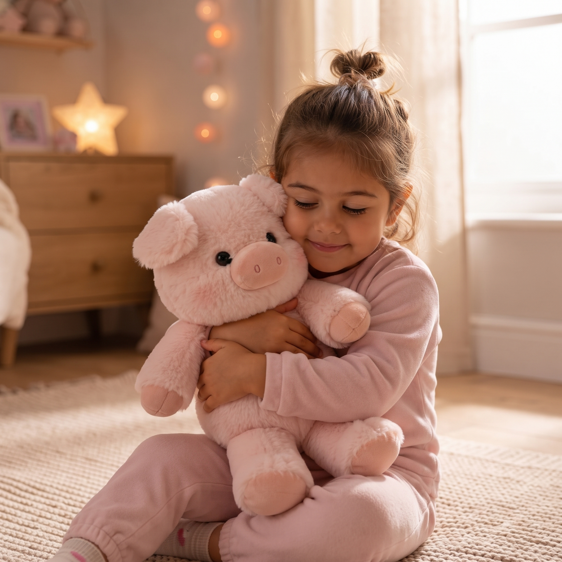 Peluche Cochon qui Court Interactive - Utilisation cosy intérieur