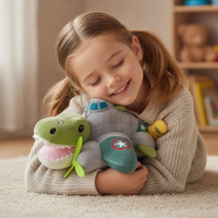Peluche Crocodile Avion de Guerre Bombardiro - Utilisation cosy intérieur
