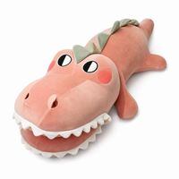 Peluche Crocodile Géante Câlin 70-90cm - fond blanc Frontal