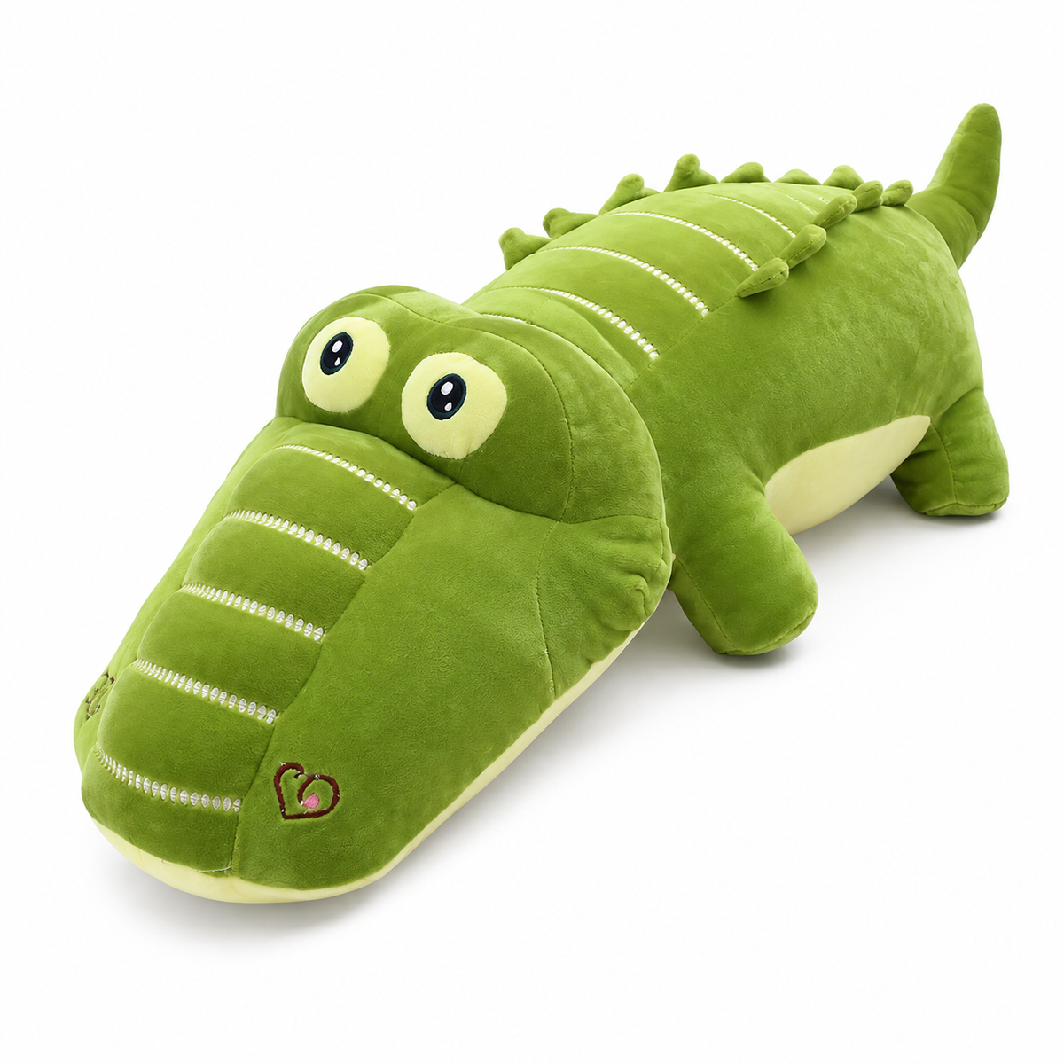 Peluche Crocodile Géante en Coton Doux - 65cm · 80cm · 100cm