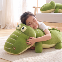 Peluche Crocodile Géante en Coton Doux - Utilisation cosy intérieur