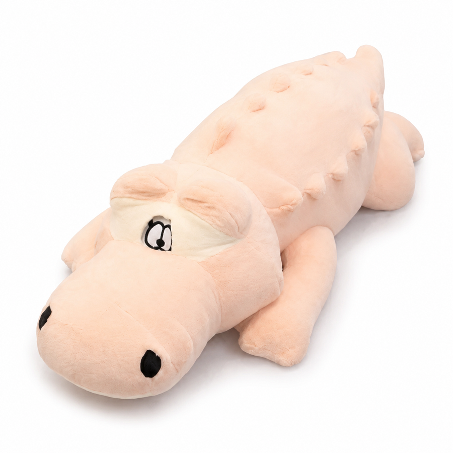 Peluche Crocodile Géante Rose - 60cm · 90cm · 100cm