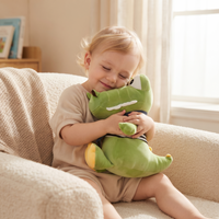 Peluche Crocodile Marinière Bébé - Utilisation cosy intérieur