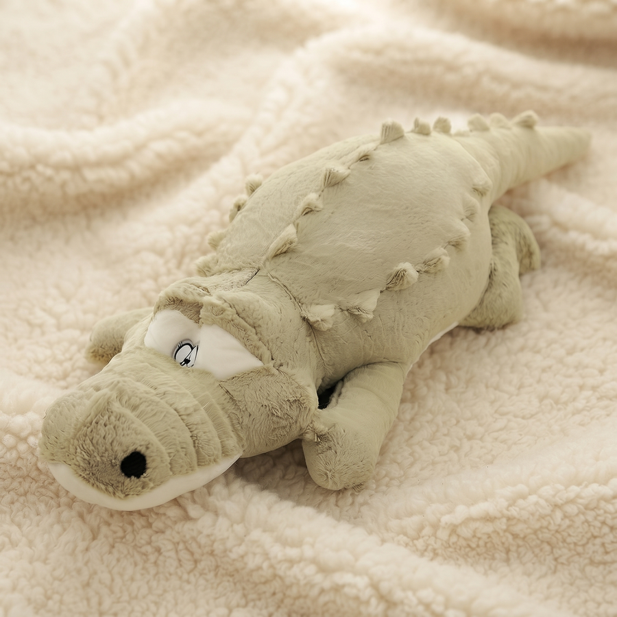 Peluche Crocodile Oreiller Douce - Détail matière