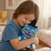 Peluche Décorative Tigre Bleu à Chapeau - Utilisation cosy intérieur