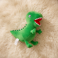 Peluche Dinosaure Vert George Pig 19cm - Détail matière