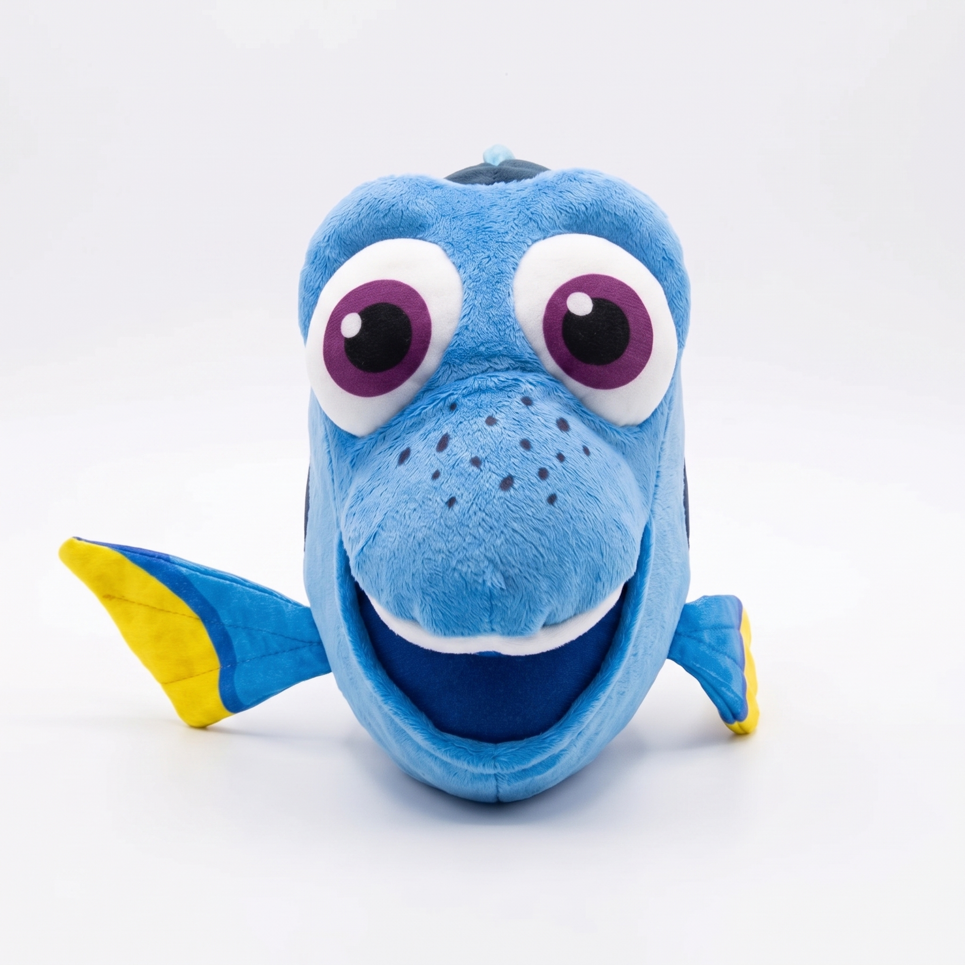 Peluche Dory Poisson Chirurgien Bleu Disney - Fond blanc frontal