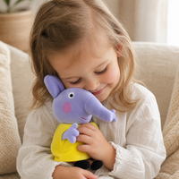 Peluche Éléphant Emily Peppa Pig 19 cm - Utilisation cosy intérieur