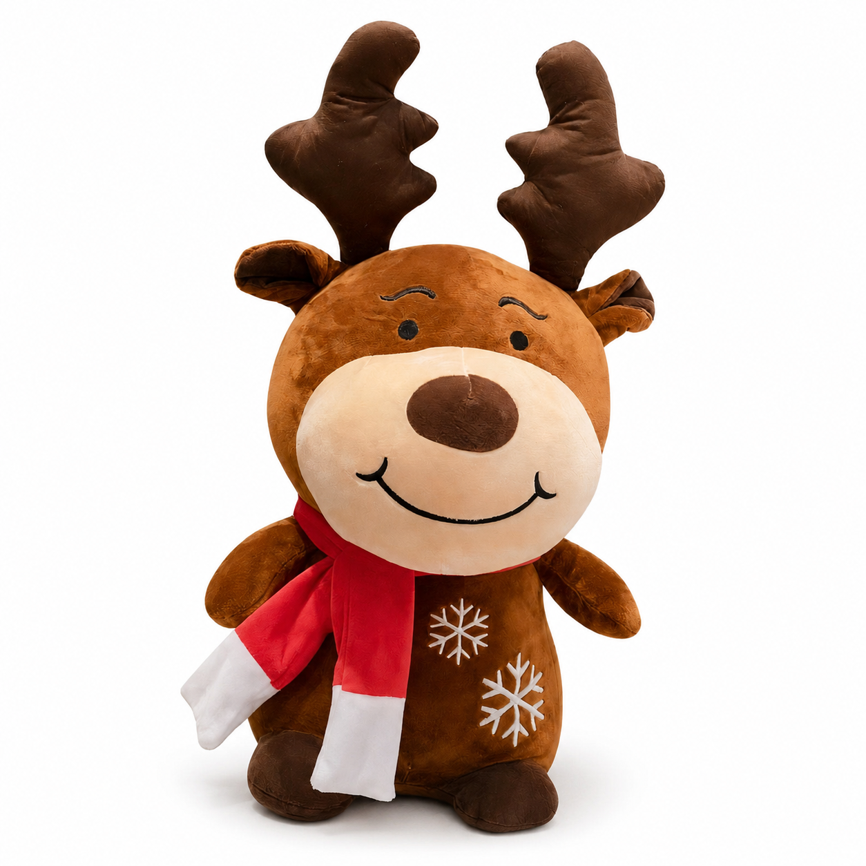 Peluche Enfant Cerf de Noël avec Écharpe - M · S