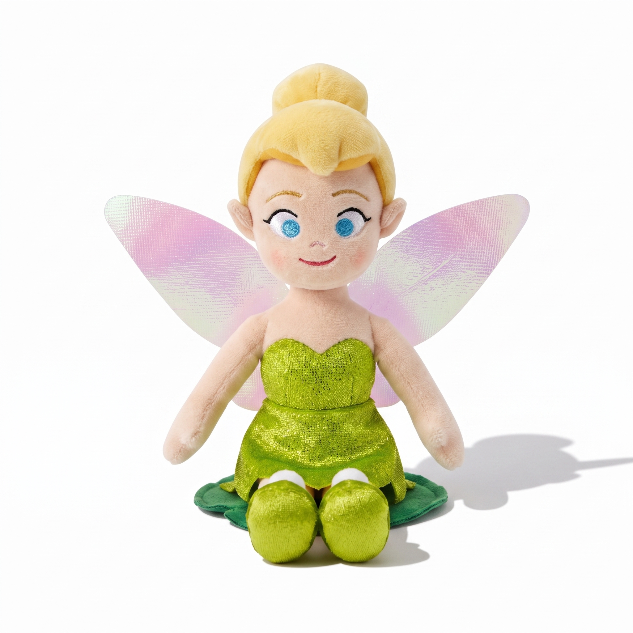 Peluche Fée Clochette Aimantée Épaule Disney - Fond blanc frontal