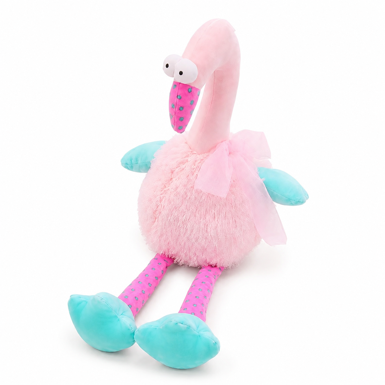 Peluche Flamant Rose Colorée - 40cm · 60cm · 80cm
