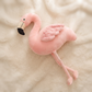 Peluche Flamant Rose Déco Géante - Détail matière