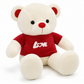 Peluche Géante Ours I Love You - 80cm / Rouge · 100cm / Rouge