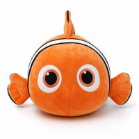 Peluche Géante Poisson-Clown Nemo 50 cm - Fond blanc frontal