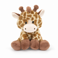 Peluche Girafe Doudou Moelleux 21 cm - Fond blanc frontal