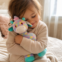 Peluche Girafe Multicolore Arc-en-ciel 30 cm - Utilisation cosy intérieur