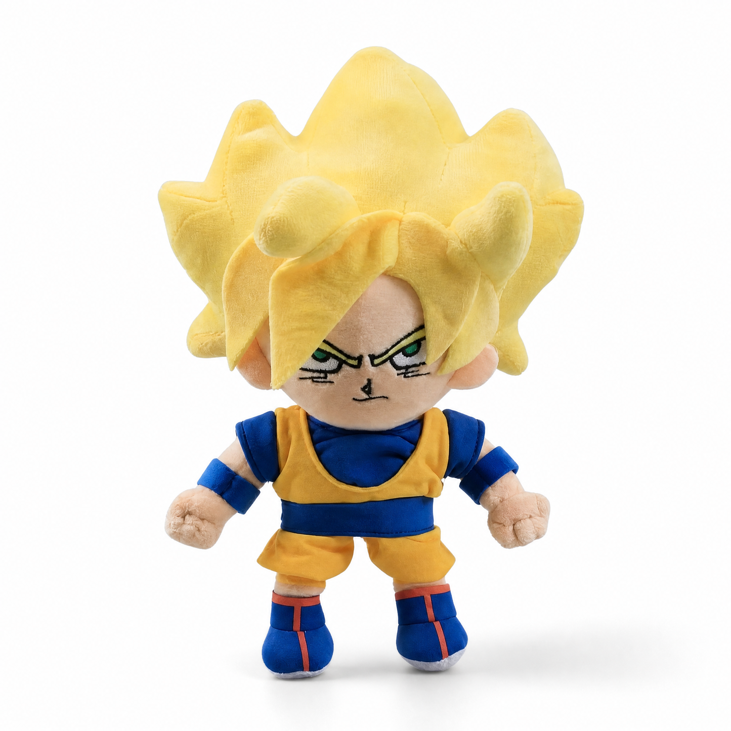 Peluche Goku Super Saiyan - 25 cm - Fond blanc frontal