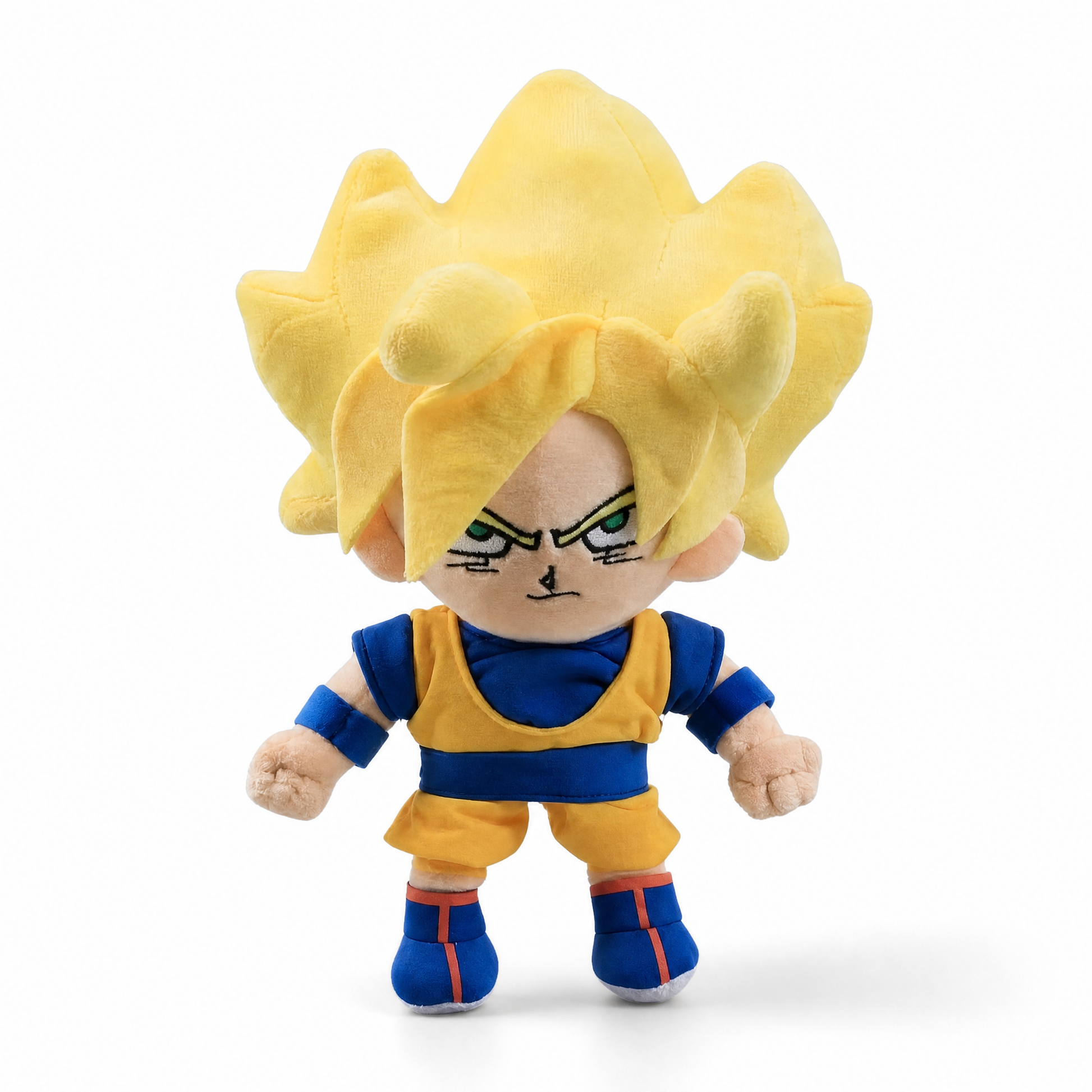 Peluche Goku Super Saiyan - 25 cm - Fond blanc frontal