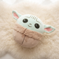 Peluche Grogu Bébé Yoda Star Wars 25 cm - Détail matière